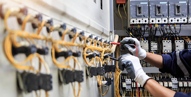 Professional Electrician technician working in Hallsville, TX